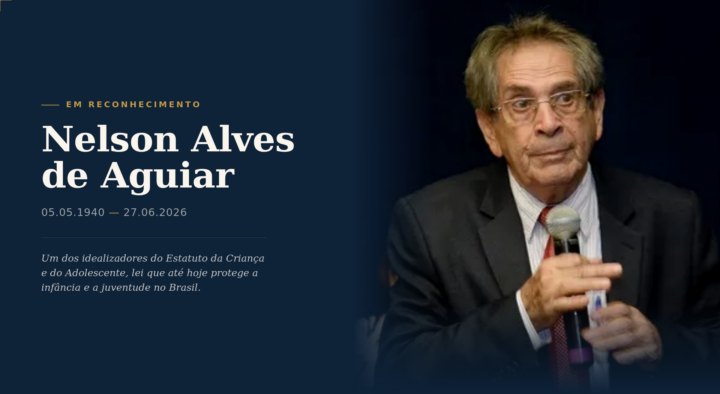 Abraminj presta homenagem a Nelson Alves de Aguiar, um dos autores do Estatuto da Criança e do Adolescente